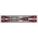 TENG 5PCE MD POWER-THRU SCREWDRIVER SET - TTX-TRAY
