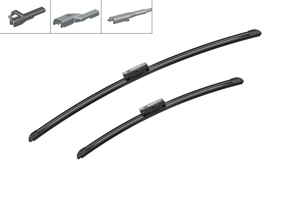 WIPER BLADE [FRONT KIT] BOSCH AEROTWIN [650MM 26 INCH + 475MM 19 INCH - FLAT WIPER BLADE]