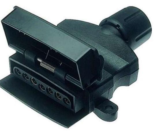 FLAT TRAILER SOCKET 7 PIN HELLA