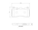 BRAKE PADS REAR BREMBO MERC