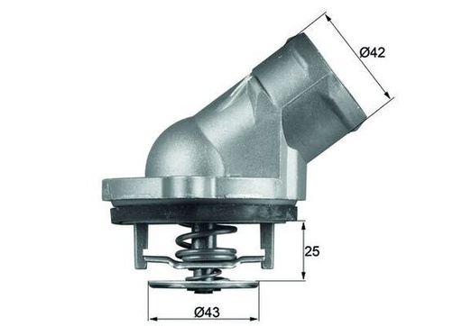 [TI 45 87D] THERMOSTAT MAHLE MERC