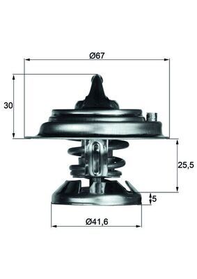 [TX 29 80D] THERMOSTAT MAHLE MERC