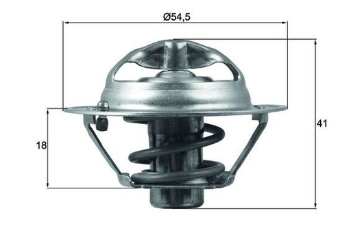 [TX 162 82D] THERMOSTAT MAHLE RENAULT