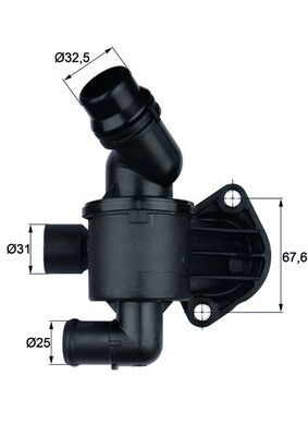 [TI 34 87] THERMOSTAT MAHLE VAG
