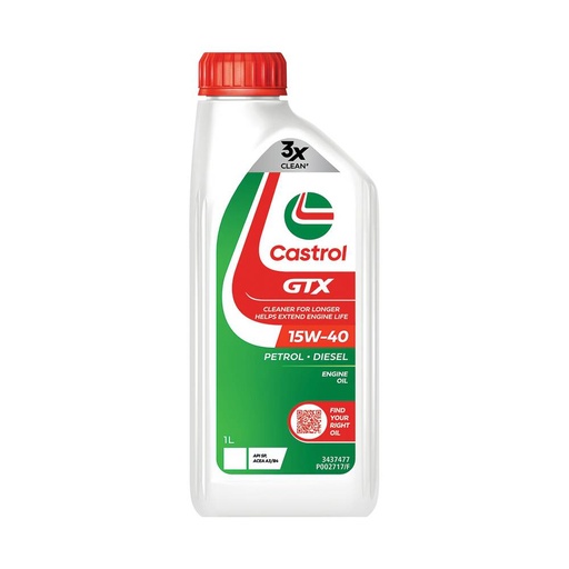 [3437477] ENGINE OIL 1L 15W40 GTX SP CASTROL