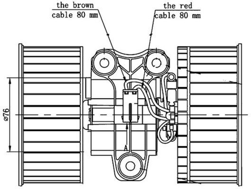[AB 81 000S] A/C BLOWER MOTOR MAHLE BMW