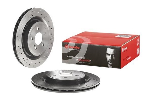 [09.B788.11] REAR DISC 330MM CROSS DRILLED SLOTTED  BREMBO