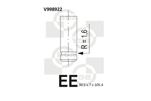 [V998922] VALVE INLET BGA MERC