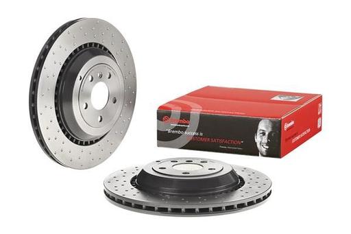 [09.C660.11] BRAKE DISC REAR 365MM BREMBO MERC (CROSS DRILLED)