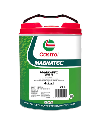 [3433354] ENGINE OIL 20L 5W30 DX MAGNATEC CASTROL