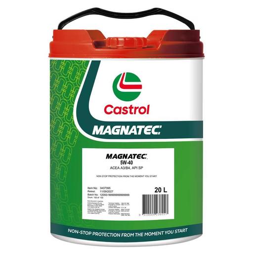 [3437395] ENGINE OIL 20L 5W40 MAGNATEC CASTROL