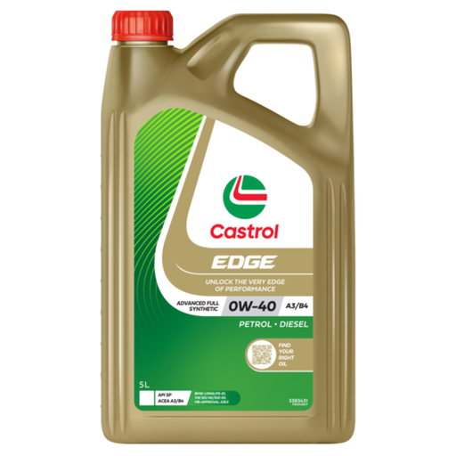 [3383431] ENGINE OIL 5L 0W40 A3/B4 EDGE CASTROL