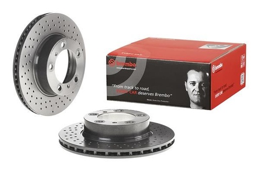 [09.C879.11] FRONT DISC LH/RH BREMBO PORSCHE