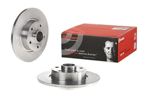 [08.C647.17] REAR DISC 280MM BREMBO W/HUB RENAULT