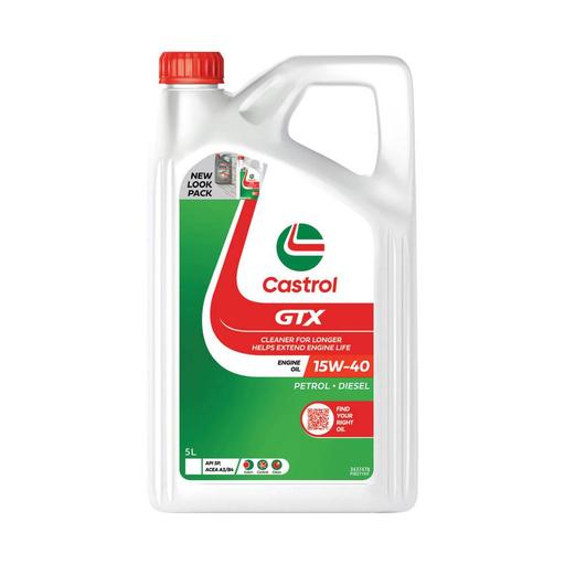 [3437478] ENGINE OIL 5L 15W40 GTX CASTROL