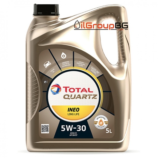 [228925] ENGINE OIL 5L 5W30 QUARTZ INEO LONG LIFE TOTAL