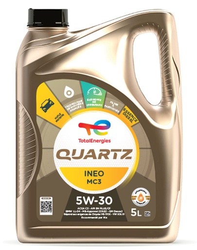 [216928] ENGINE OIL 5L 5W30 QUARTZ INEO MC3 TOTAL