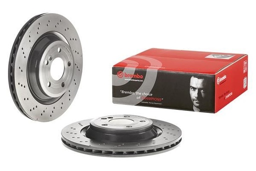 [09.B743.51] REAR DISC BREMBO MERC