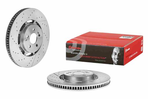 [09.D411.33] BRAKE DISC REAR 370MM BREMBO MERC (DUEL CAST)