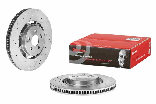[09.D411.33] REAR DISC 370MM DUAL-CAST BREMBO MERC