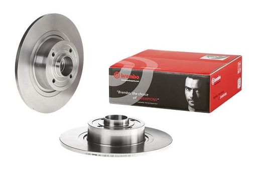 [08.A135.17] REAR DISC 270MM W/HUB BREMBO RENAULT