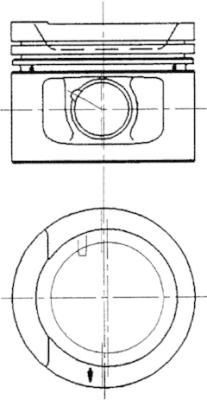 [90942600] PISTON & RING STD KS VAG
