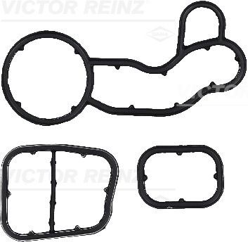 [15-10048-01] OIL COOLER GASKET SET VICTOR REINZ BMW