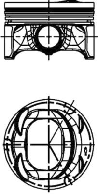 [40846600] PISTON ASSY STD KS VAG