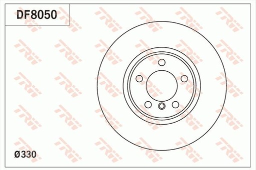 [DF8050] FRONT DISC 330MM TRW BMW