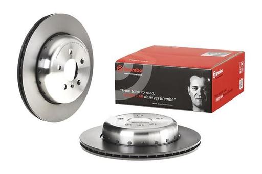 [09.D902.13] BRAKE DISC REAR LH 330MM BREMBO BMW (DUEL CAST)