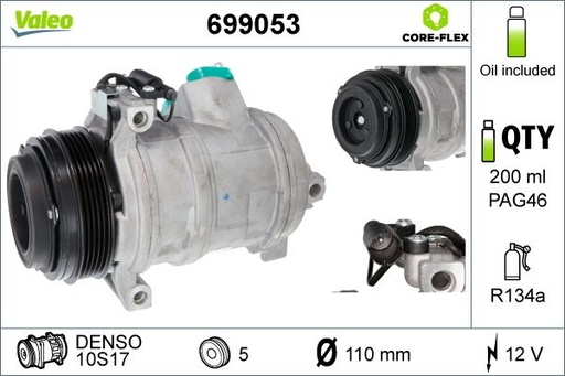 [699053] A/C COMPRESSOR VALEO BMW