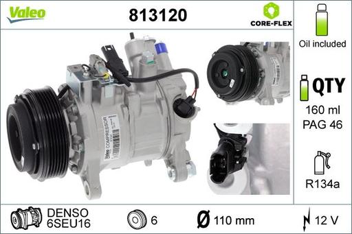 [813120] A/C COMPRESSOR VALEO BMW