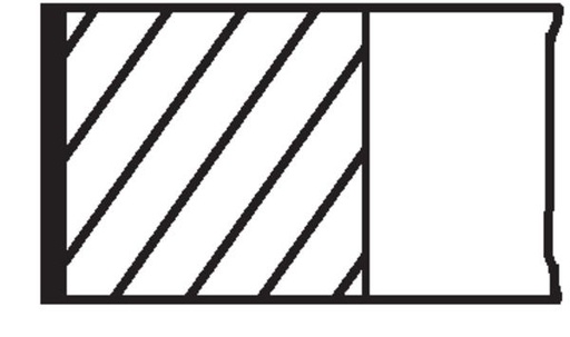 [081 12 N0] PISTON RING SET STD MAHLE BMW