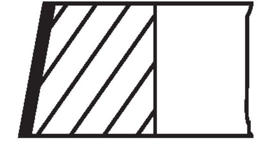 [038 24 N0] PISTON RINGS STD MAHLE VOLVO