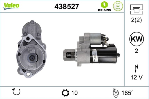 [438527] STARTER MOTOR VALEO MERC
