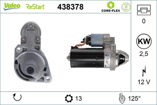 [438378] STARTER MOTOR VALEO MERC