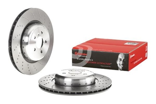 [09.D901.33] REAR DISC RH CROSS DRILLED BREMBO BMW