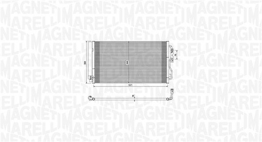 [BC751] A/C CONDENSOR MAGNETI MARELLI BMW
