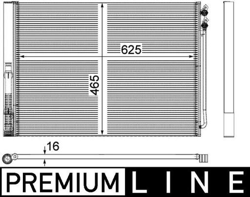 [AC 567 000P] A/C CONDENSOR MAHLE BMW