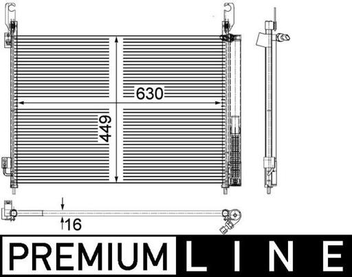 [AC 588 000P] A/C CONDENSOR MAHLE RENAULT