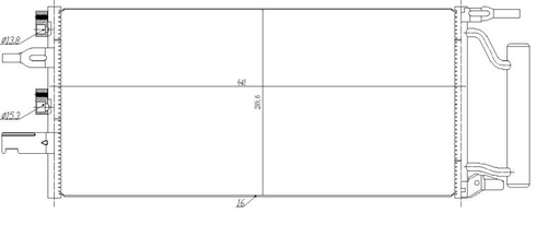 [350475] A/C CONDENSOR NRF BMW