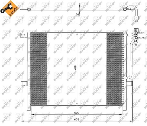 [35589] A/C CONDENSOR NRF BMW