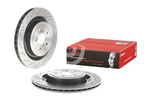 [09.B879.11] REAR DISCS 360MM CROSS DRILLED SLOTTED BREMBO MERC