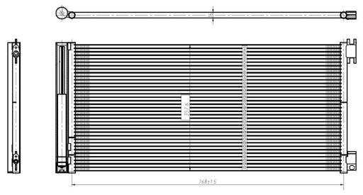 [350429] A/C CONDENSOR NRF RENAULT