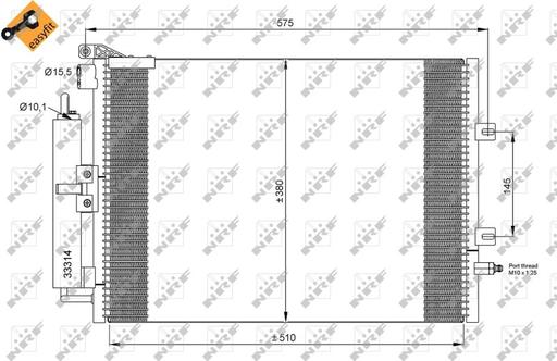 [35897] A/C CONDENSOR NRF RENAULT