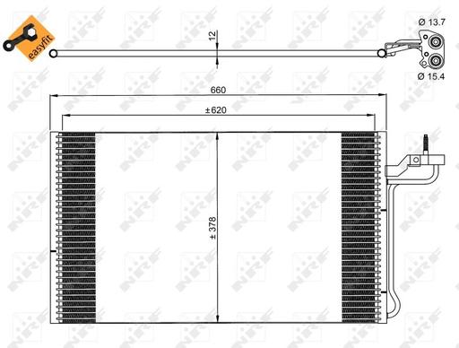 [35882] A/C CONDENSOR NRF VOLVO
