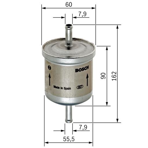 [F5320] FUEL FILTER BOSCH ALFA