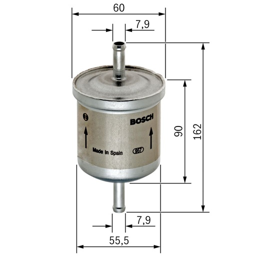 [F5320] FUEL FILTER BOSCH ALFA