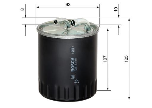 [N4437] FUEL FILTER BOSCH MERC