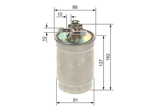 [N6429] FUEL FILTER BOSCH VAG